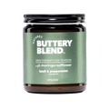 Nature's Buttery Blend 8oz jar with green label on a white background